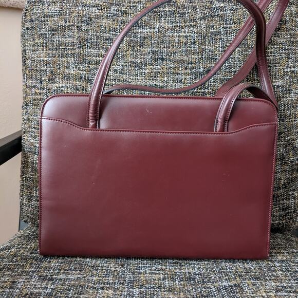 Vintage Louis Quatorze Leather Work Bag - Picture 4 of 8